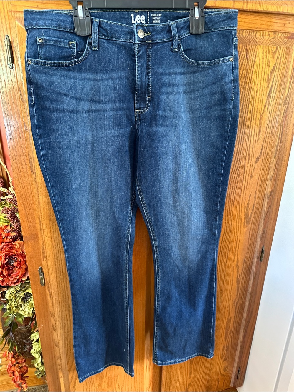 Lee Women's Medium-Dark Blue Bootcut Jeans